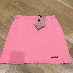 Miu Miu women’s Pink Mini Skirt size 40